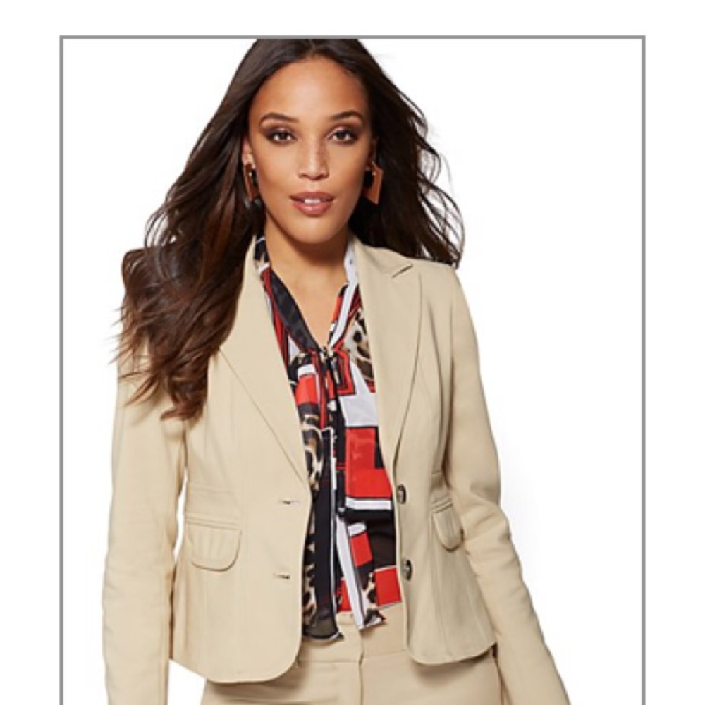 New York & Co Beige Blazer
